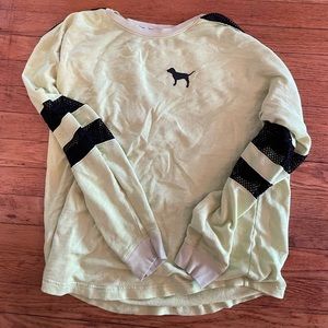 Victoria’s Secret pink neon green shirt